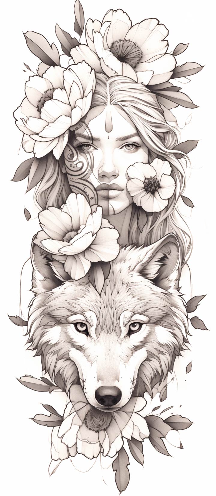 ludgerarts_tattoo_design_indian_woman_include_wolf_delicated__i_b33cf249-fa49-4505-b34c-4cfabce44e40